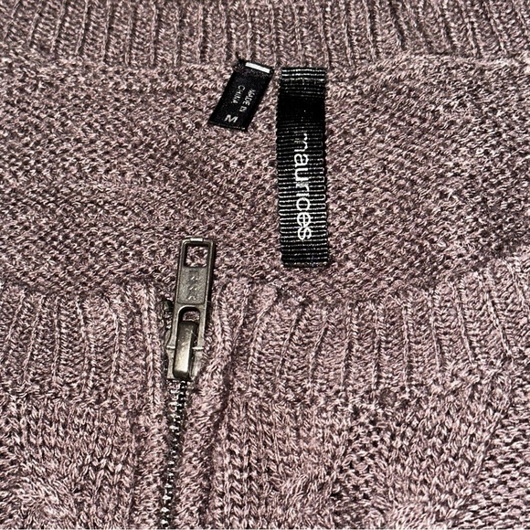 Maurices Women’s Sweater Cardigan Jacket Size Medium Purple Taupe - Picture 3 of 8